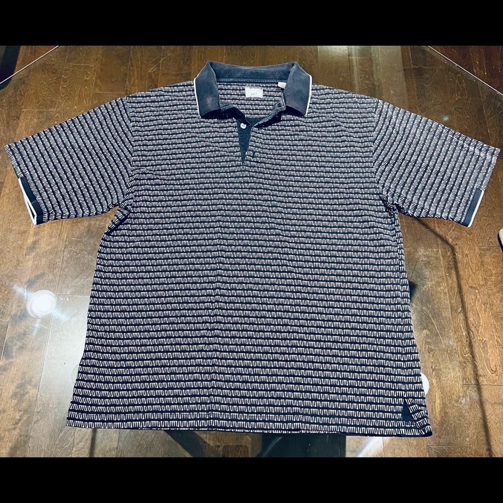 Vintage Haggar Golf Tee Pattern Golf Polo
